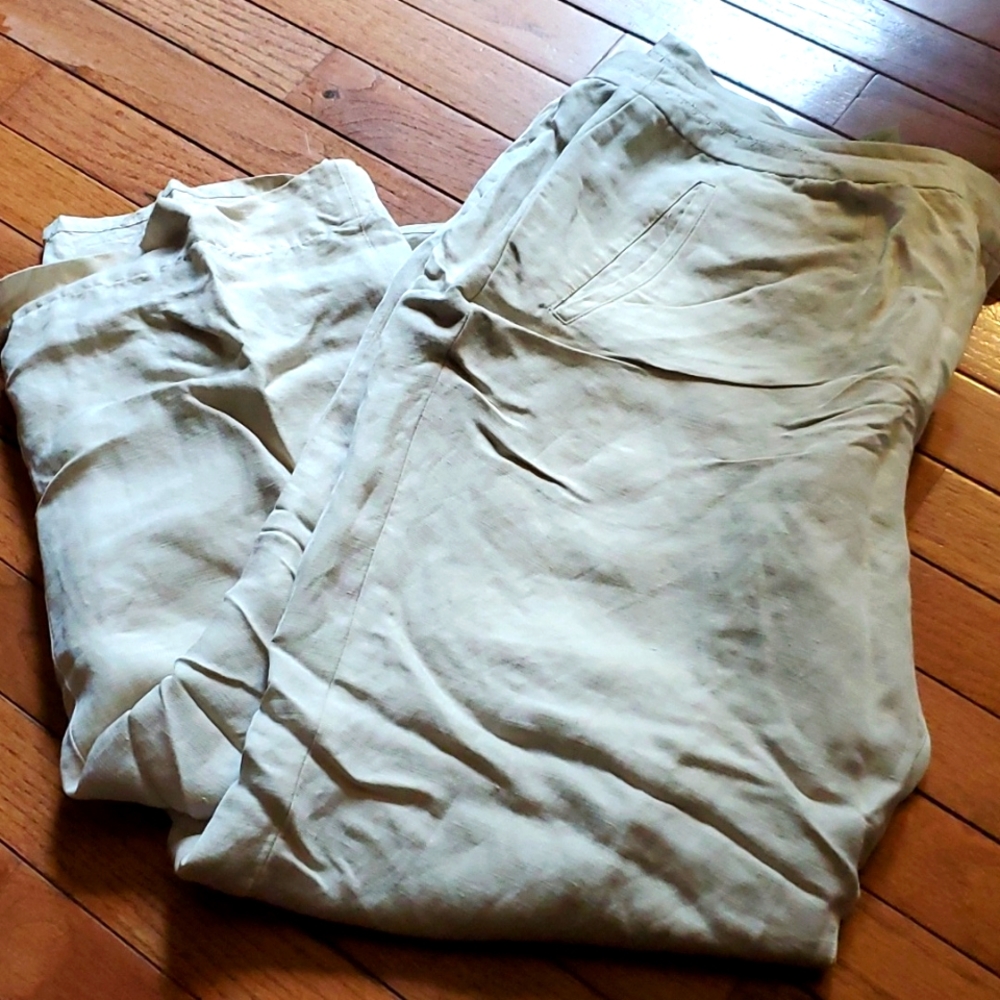 Sigrid Olsen Linen/Rayon dress pants